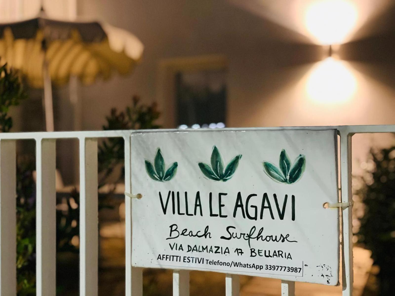 Villa Le Agavi Luxory Beach Surfhouse Bellaria-Igea Marina Exteriör bild